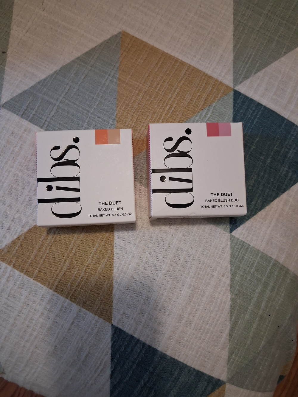 Clios The Duet Baked Blush Duo - Pink & Peach